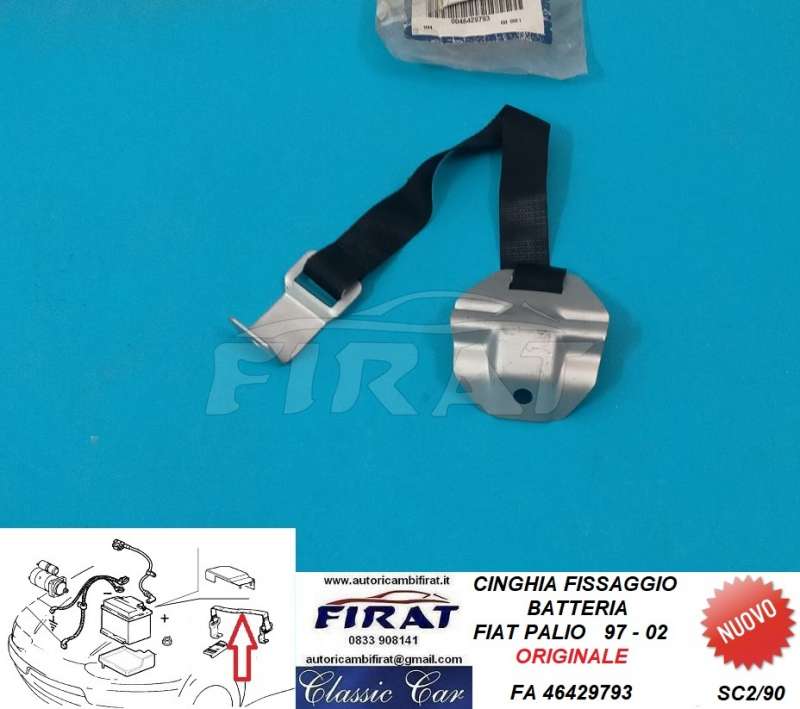 CINGHIA BATTERIA FIAT PALIO (46429793)